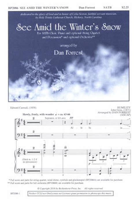 See Amid The Winters Snow Digital Download