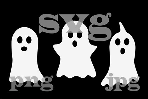 3 Cute Ghosts Graphic By Juicygraphics · Creative Fabrica