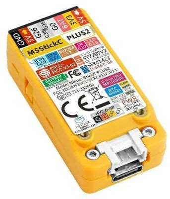 M5Stack M5StickC PLUS2 ESP32 Mini IoT Dev Kit, WiFi, 1.14" TFT, GROVE ...