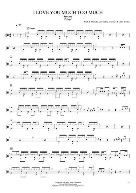 I Love You Much Too Much Tab By Santana Guitar Pro Full Score Mysongbook