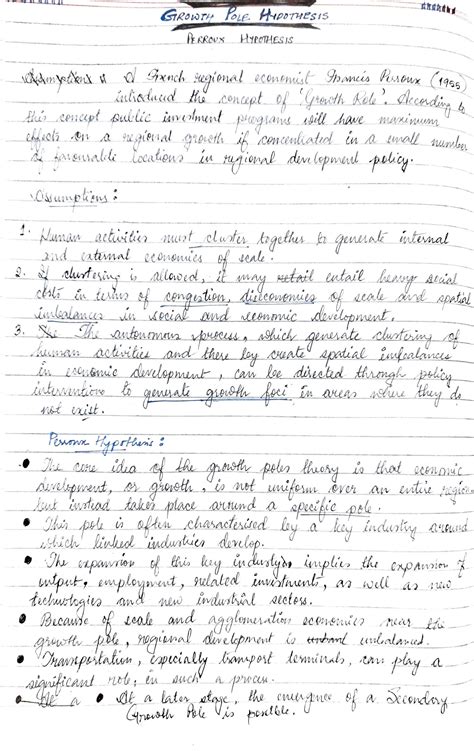 SOLUTION Growth Pole Theory By Perroux Studypool