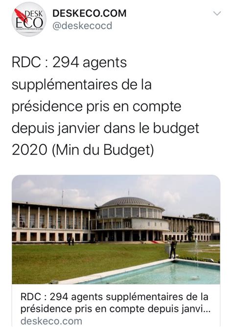 Sonia Rolley On Twitter Rdc Gouvernance En P Riode De R Cession