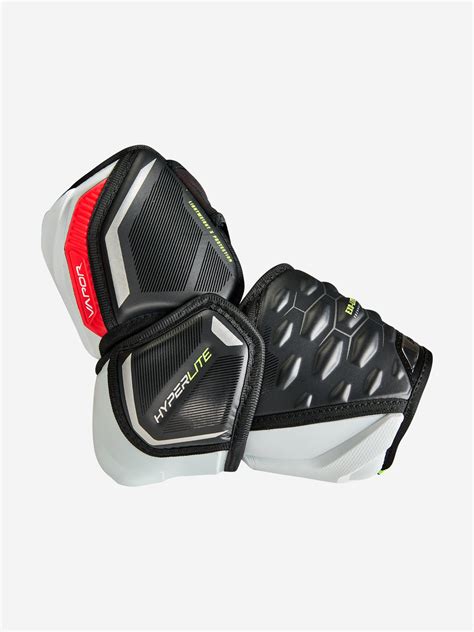 Налокотники хоккейные Bauer Vapor Hyperlite черный/белый цвет — купить ...