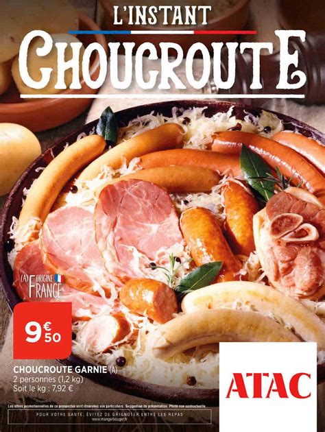 Promo Choucroute Garnie Chez Atac Icatalogue Fr