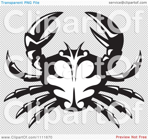 Black And White Clip Art Crab