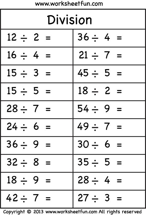 Grade 3 Division Worksheets Engaging 3rd Grade Division Work