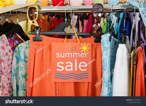 Close On Big Sale Sign Summer Stock Photo 199193471 Shutterstock