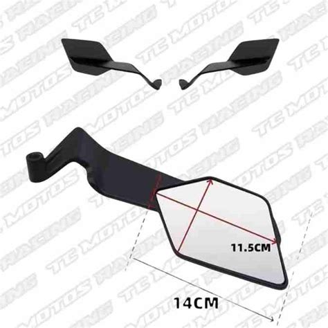 Espejo Aler N Naked Stealth Max Tc Motos Racing