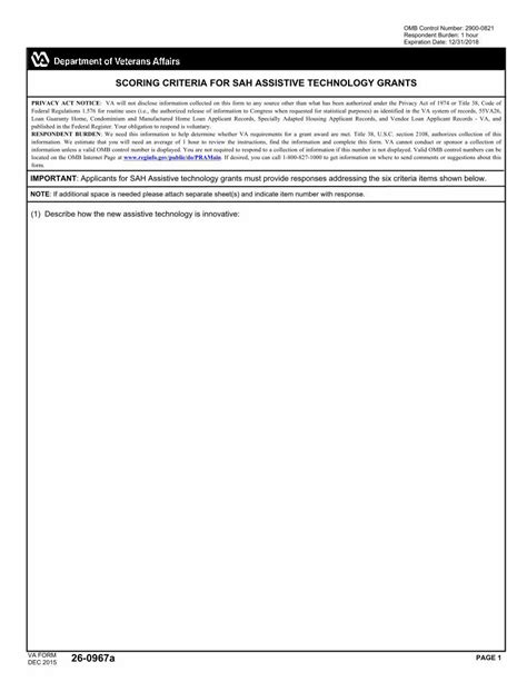 Pdf Scoring Criteria For Sah Assistive Technology Grants Pdf