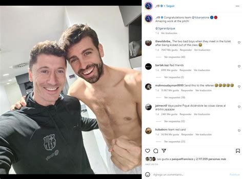 Gerard Piqué Luce Extremadamente Delgado En Una Foto Semi Desnudo