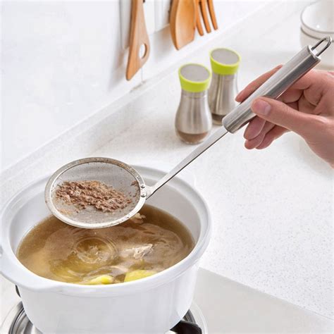 Stainless Steel Oil Filter Spoon Hot Pot Skimmer Frying Filter Spoon Cm Amazon In Home