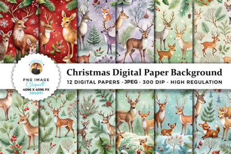 Merry Christmas Digital Pattern Graphic By Sagorarts Creative Fabrica