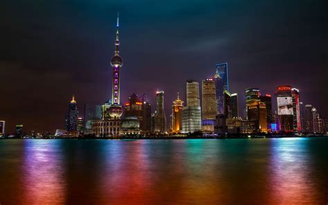 Shanghai City China 4k Hd Wallpapers Wallpaper Cave