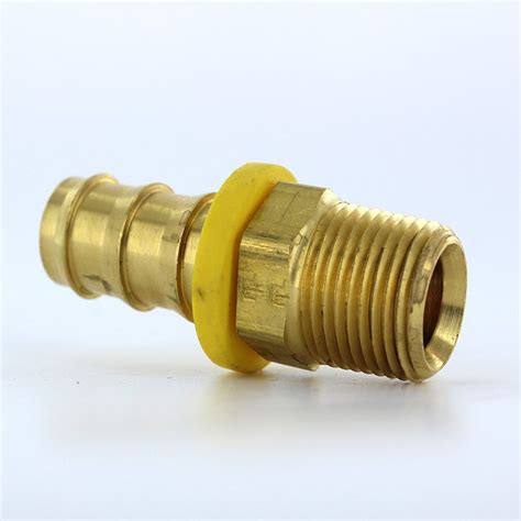 B Parker Male Rigid Pipe Adapter Npt X Hose Brass