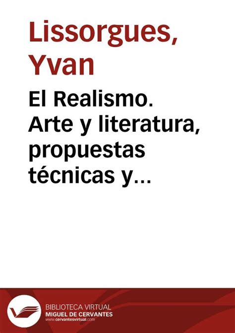 El Realismo Arte y literatura propuestas técnicas y estímulos