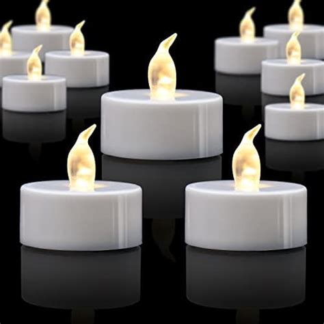 Lfsemini Led Tea Lights Pack Flameless Flickering Tea