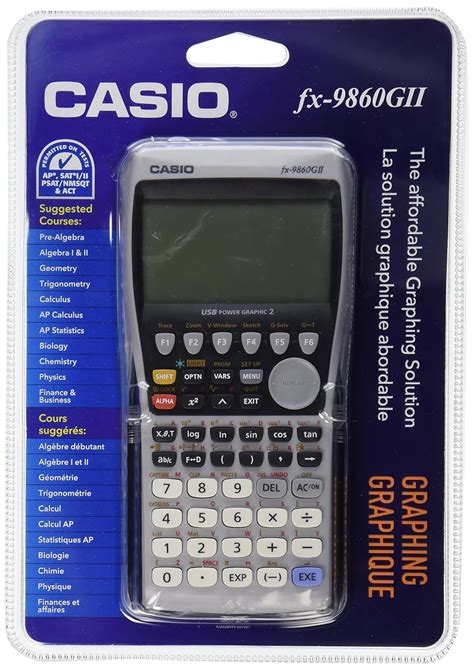 Casio Fx Gii Graphing Calculator Black Ebay