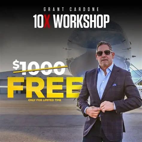 Grant Cardone 10x Workshop Free Training And Business Plan Reveal