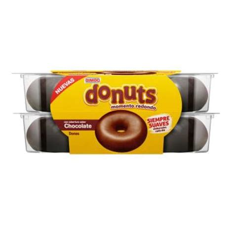 Donas Bimbo Donuts Chocolate 4 Pzas De 55 G C U Walmart