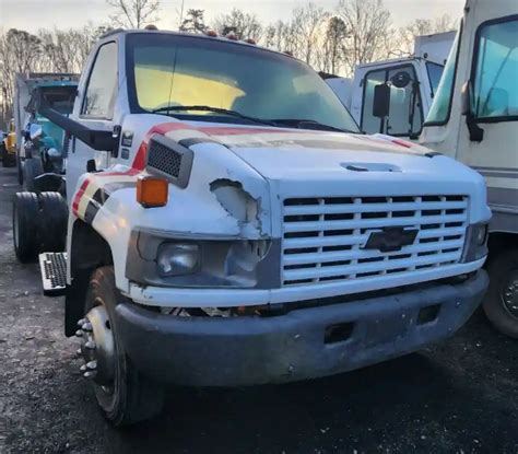 Salvage 2006 Chevrolet C5500 Truck Delivery For Parts Elkton Maryland United States Tpi Tpi