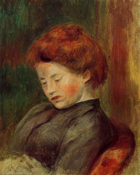 Reproducciones De Pinturas Cabeza De Mujer 9 De Pierre Auguste Renoir