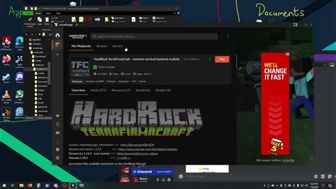 HardRock TerraFirmaCraft Serverpack tutorial - YouTube