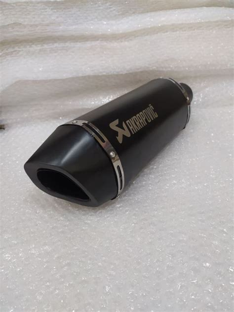 Knalpot Slincer Akrapovic Layang Black Slincer Only Diameter Inlet