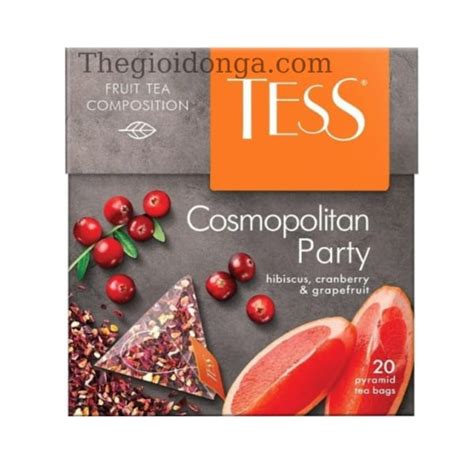 Trà Tess Cosmopolitan Party – Trà thảo mộc vị nam Việt Quất & Cam – Thế ...