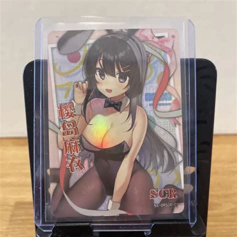 Goddess Story Tcg Waifu Scr Karte Ns Scr Mai Sakurajima Bunny