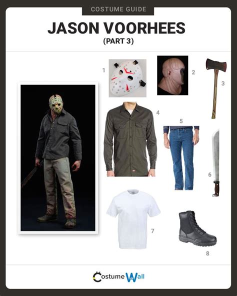 Dress Like Jason Voorhees (Part 3) | Jason halloween costume, Jason voorhees, Cool costumes