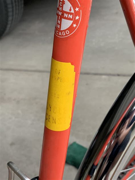 Best Way To Remove This Old Bike License Sticker From The 70s R