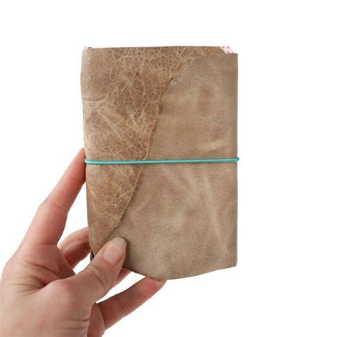 Unique Handmade A6 Grey Nude Notebook Leather Journal Refillable Leather Cover Journal Travel