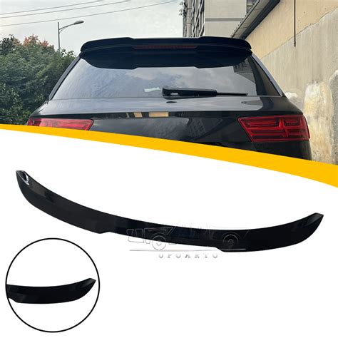 Sample Customization Carbon Fiber Rear Roof Window Spoilers For Audi Q7