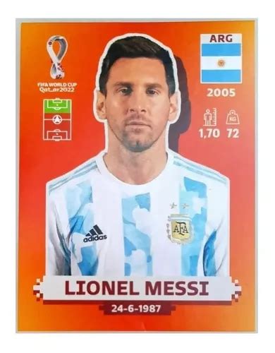 Figurita Panini Messi 2022 Original Mundial Qatar En Venta En Lomas De