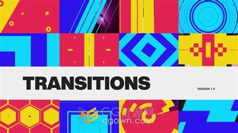 Special Transitions Ae模板下载16种图形动画视频转场过渡 Cg资源网