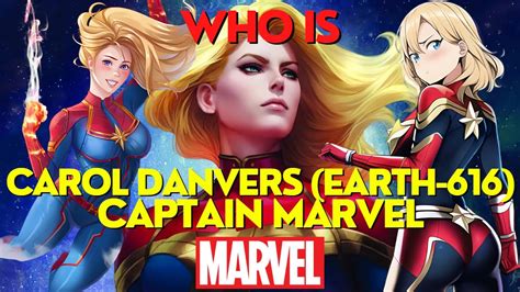 Who Is Carol Danvers Earth Captain Marvel Marvel Youtube