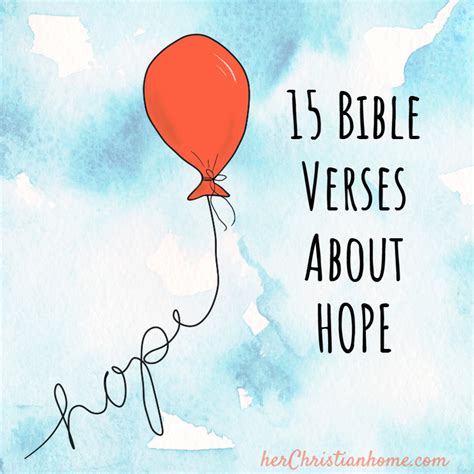 15 Bible Verses About Hope – herChristianhome