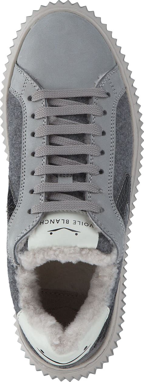 Voile Blanche Gefütterte Damen Sneaker 193401989544 Grau online