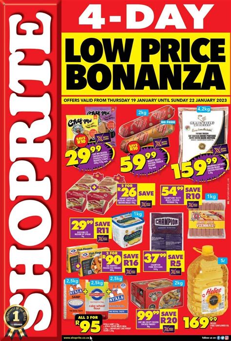 Shoprite Specials 19 January 2023 Shoprite Catalogue 4 Day