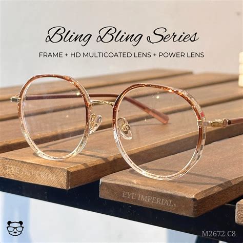 Eye Industry Bling Series Glasses Stylish Bling Frame Cermin Mata