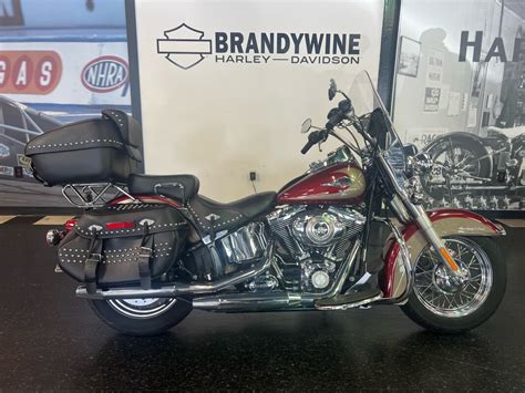 2009 Harley Davidson® Heritage Softail® Classic Red Hot Sunglo And Smokey