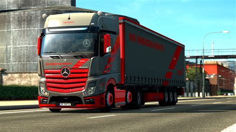 Mercedes Benz New Actros Loud Pipe Sound Ets Mods Euro Truck