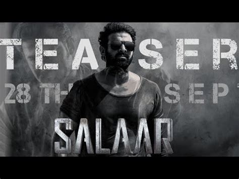 Salaar Official Trailer Prabhas Prithviraj Shruti Hassan