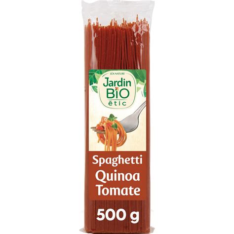 Jardin Bio Etic Spaghetti Au Quinoa Et Tomate Fabrication Fran Aise