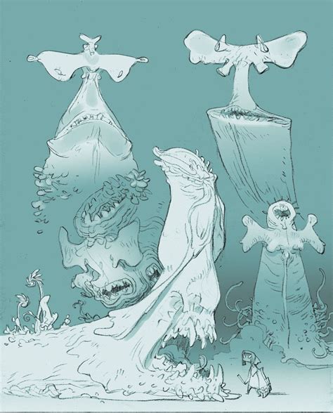 Artstation Hob Beastiary Paul Richards Humanoid Creatures Alien