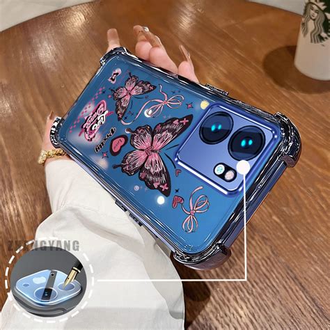 Case For Infinix Smart Hot I Four Corner Silicone Anti Drop Phone Case Electroplating