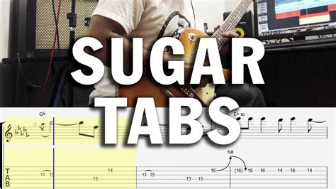 Sugar Maroon 5 Electric Guitar Cover Tabs YouTube