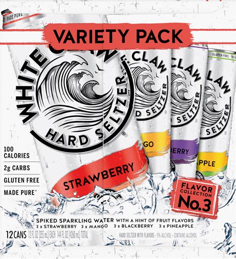 White Claw Hard Seltzer Hard Seltzer, Variety Pack-Planogram-Right