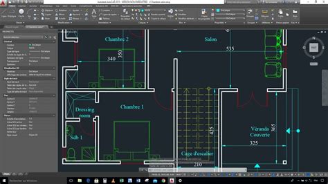 Plan De Maison 4 Chambres Salon Cuisine Douche YouTube