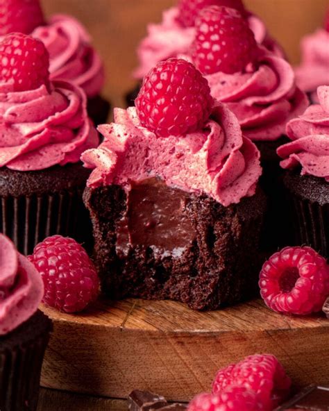 Decadent Chocolate Raspberry Cupcakes Recipe